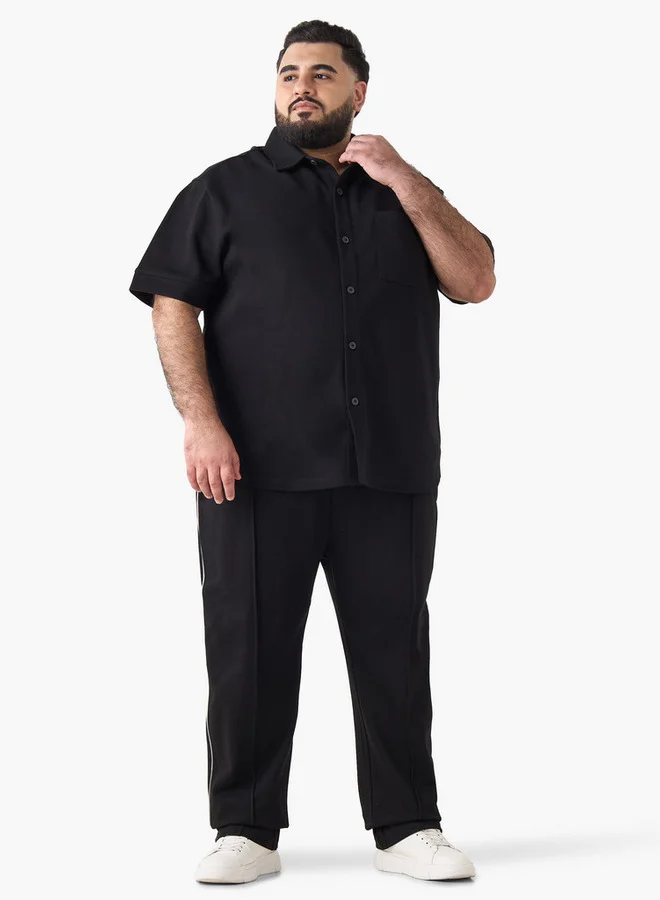 Maxim Men Relaxed Fit Joggers with Drawstring Closure